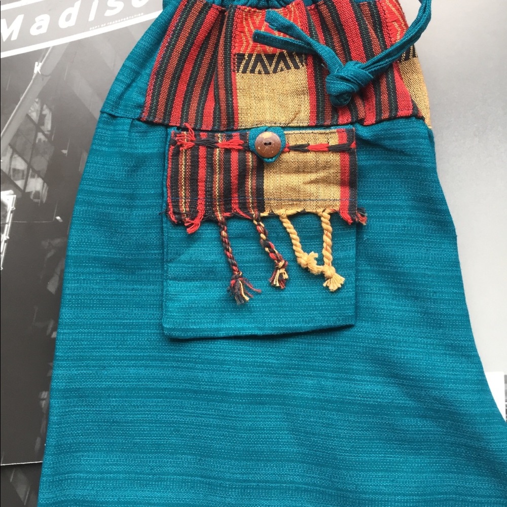 🙌🏾Brand New Teal Thailand Harem Pants #VMCxTTB - Picture 2 of 7